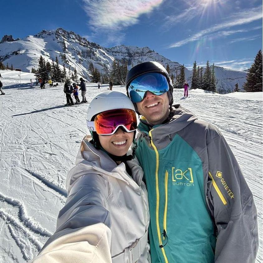 The time Marianne pretended it was her first time learning how to snowboard.