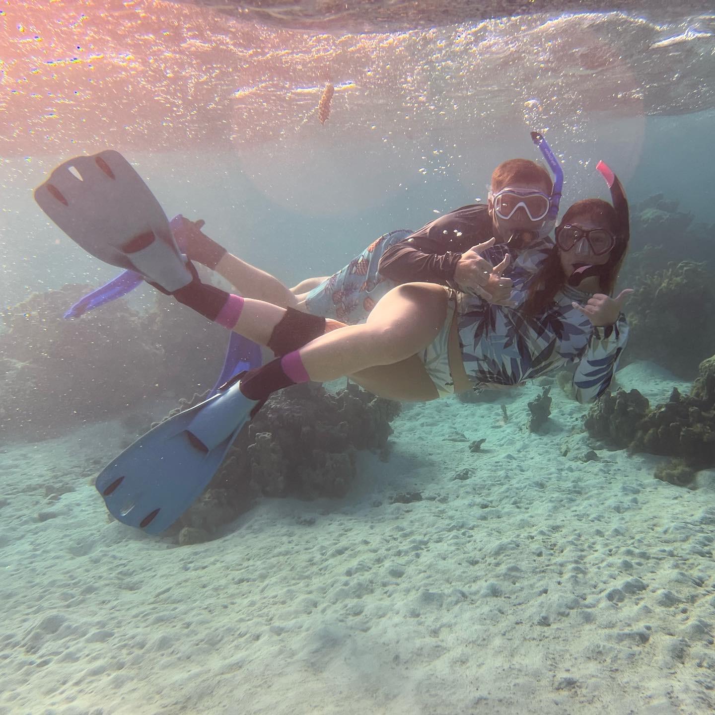 Did you know, Alex and Katie got scuba certified together!