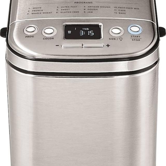 Cuisinart - Compact Automatic Bread Maker - Stainless Steel