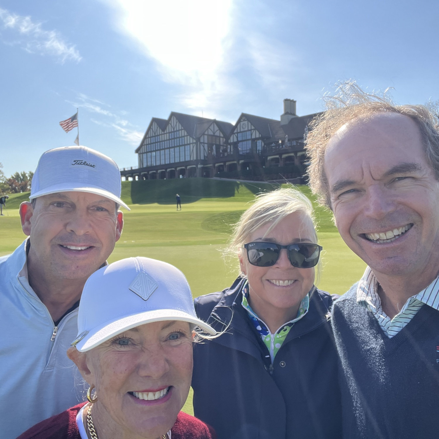 Another beautiful day at ICC with the Johnstons.
