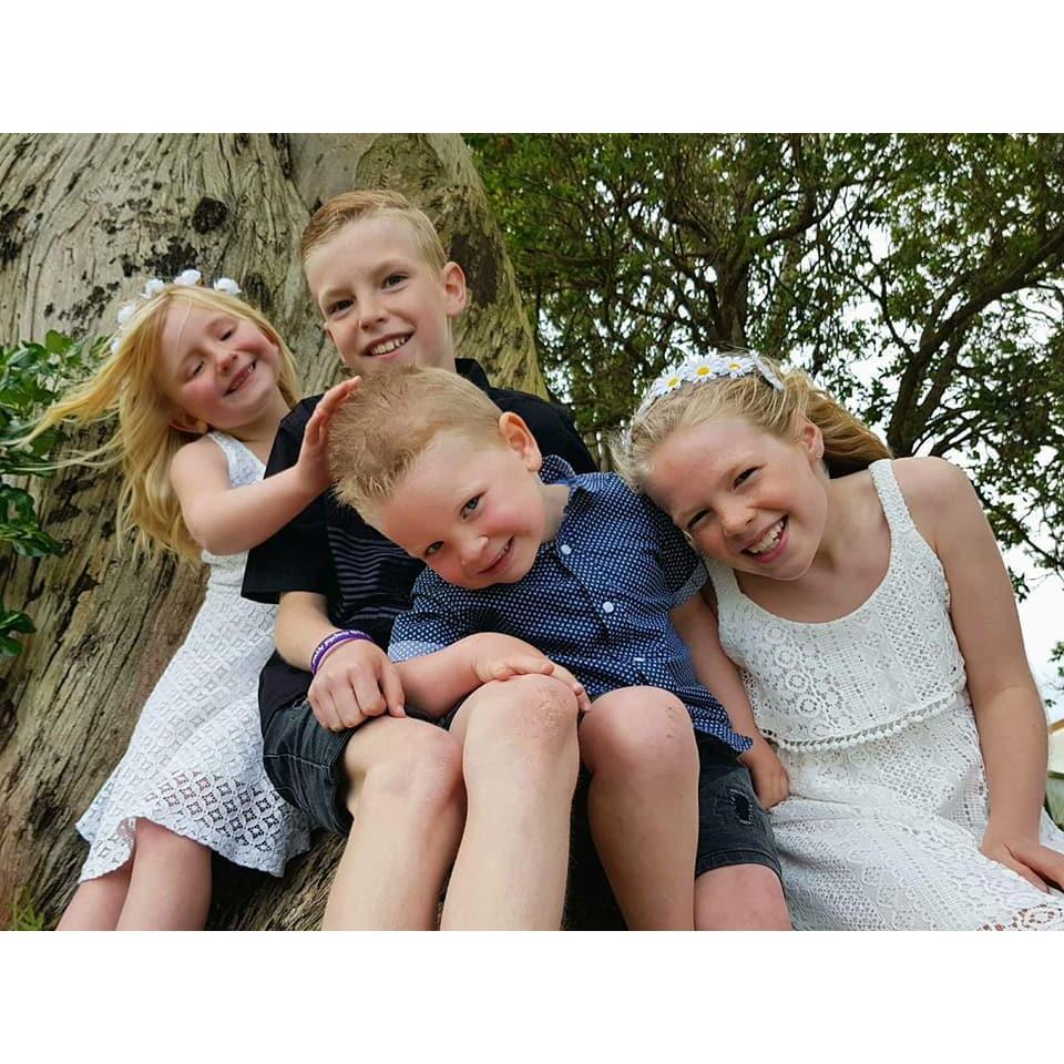 The 4 beautiful children