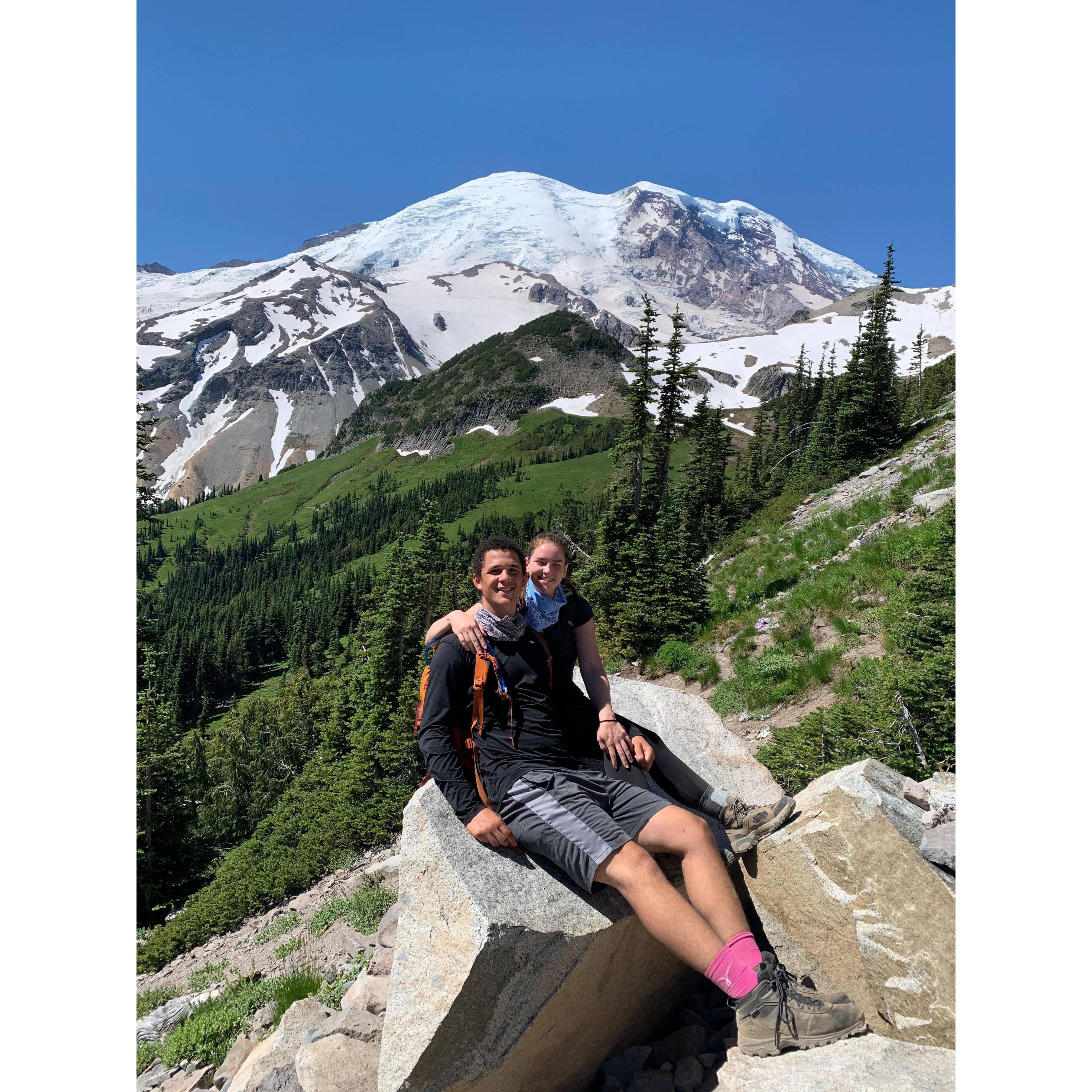 Forever getting lost on hikes together. 2020