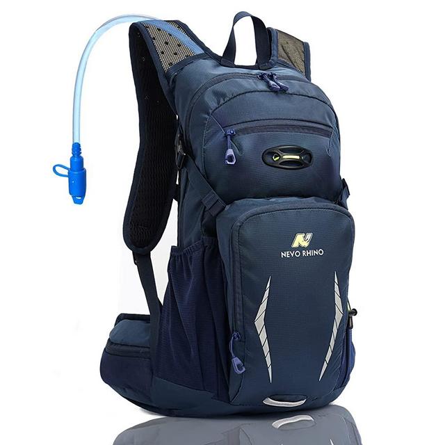 N NEVO RHINO Hydration Backpack, Hydration Pack, Insulated Hiking Backpack with Water Bladder 3L for Hiking Cycling Running Biking Camping