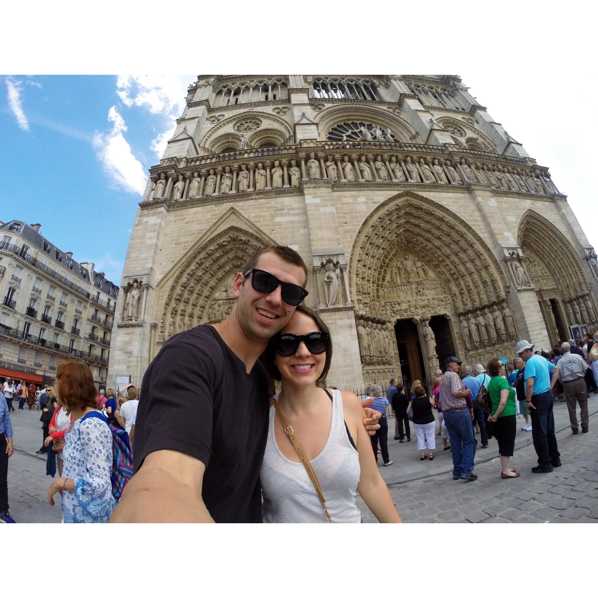 Our first trip abroad and to Paris!