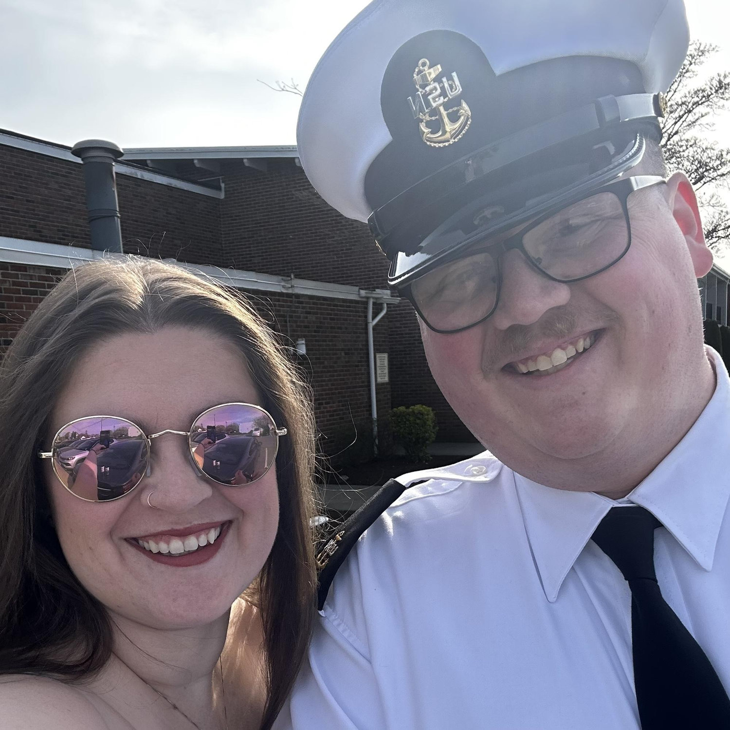 A trip to Newport, RI for our friend Pedro’s Officer Commissioning Ceremony where Mike was his first salute! (2024)