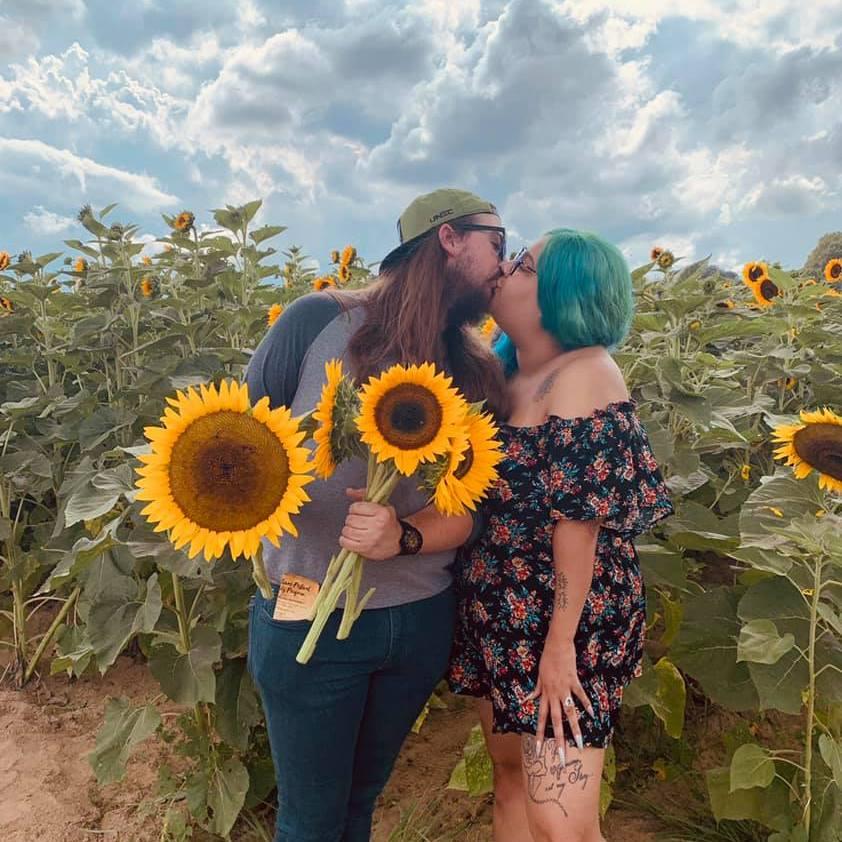 Taken at a festival celebrating Jada's favorite flower, the sunflower.