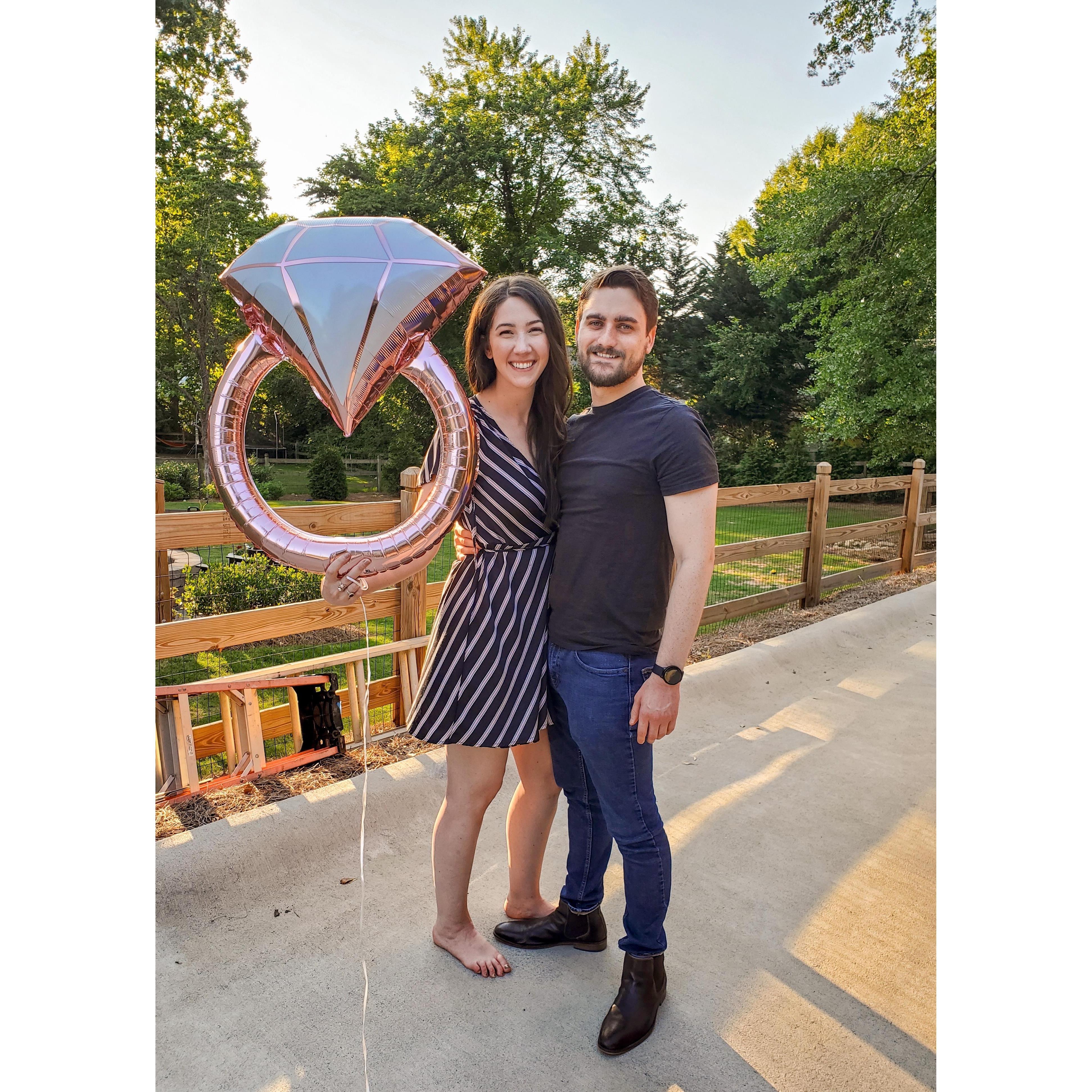 My surprise 30th birthday/engagement party.