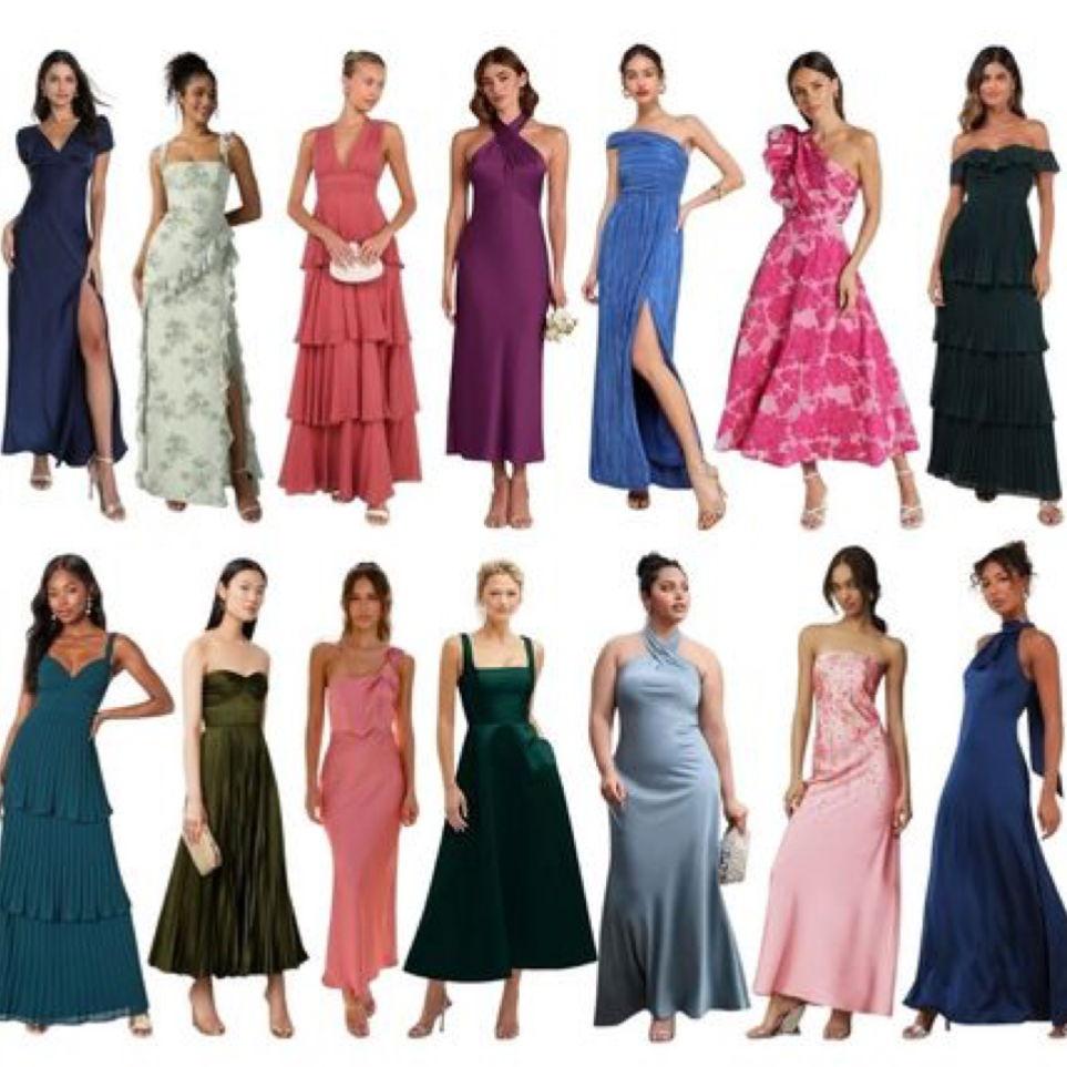 Ladies: Below-the-knee dresses, Skirts, Dressy Blouse, Heels, Flats. *No White Please*