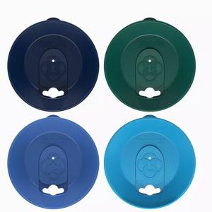 Travel Lids for 16oz Tumbler - Pack of 4 Navy, Hunter Green, Blue & Turquoise