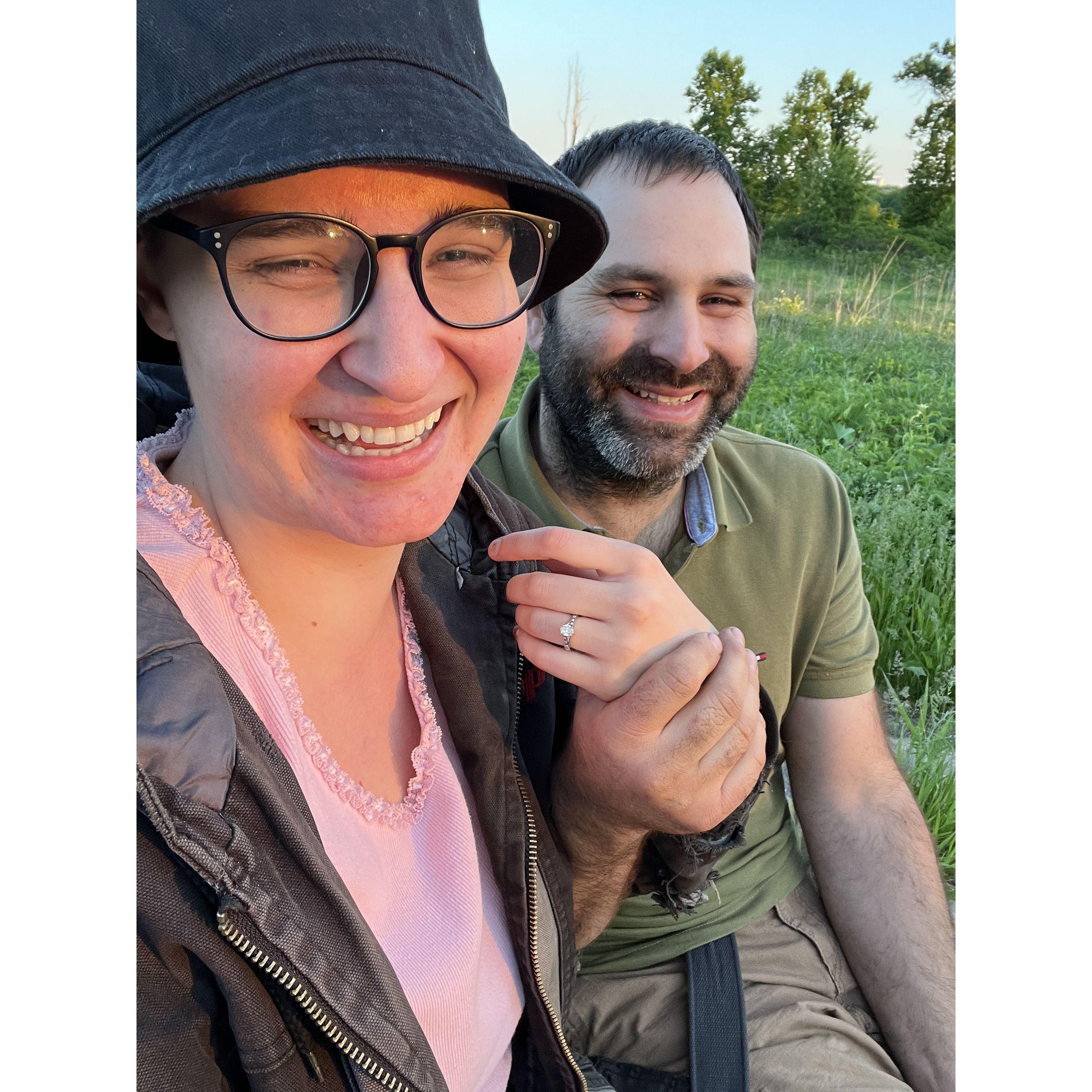 Tony proposed in May 2023!