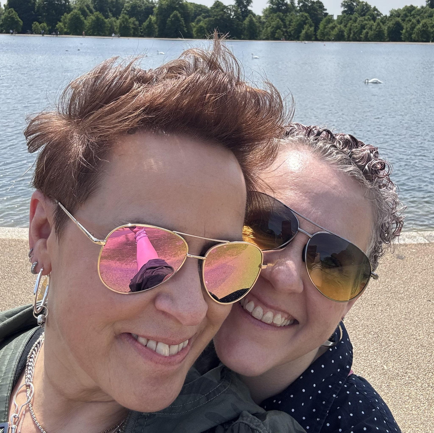 This is the day we got engaged in London, 2025.
