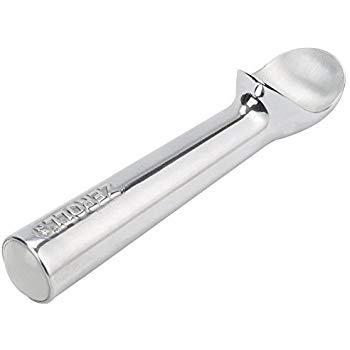 Zeroll 1020 Original Ice Cream Easy Scoop with Unique Liquid Filled Heat Conductive Handle Simple One Piece Aluminum Design Easy Release 40 Scoops per Gallon Made in USA, 2-Ounce, Silver