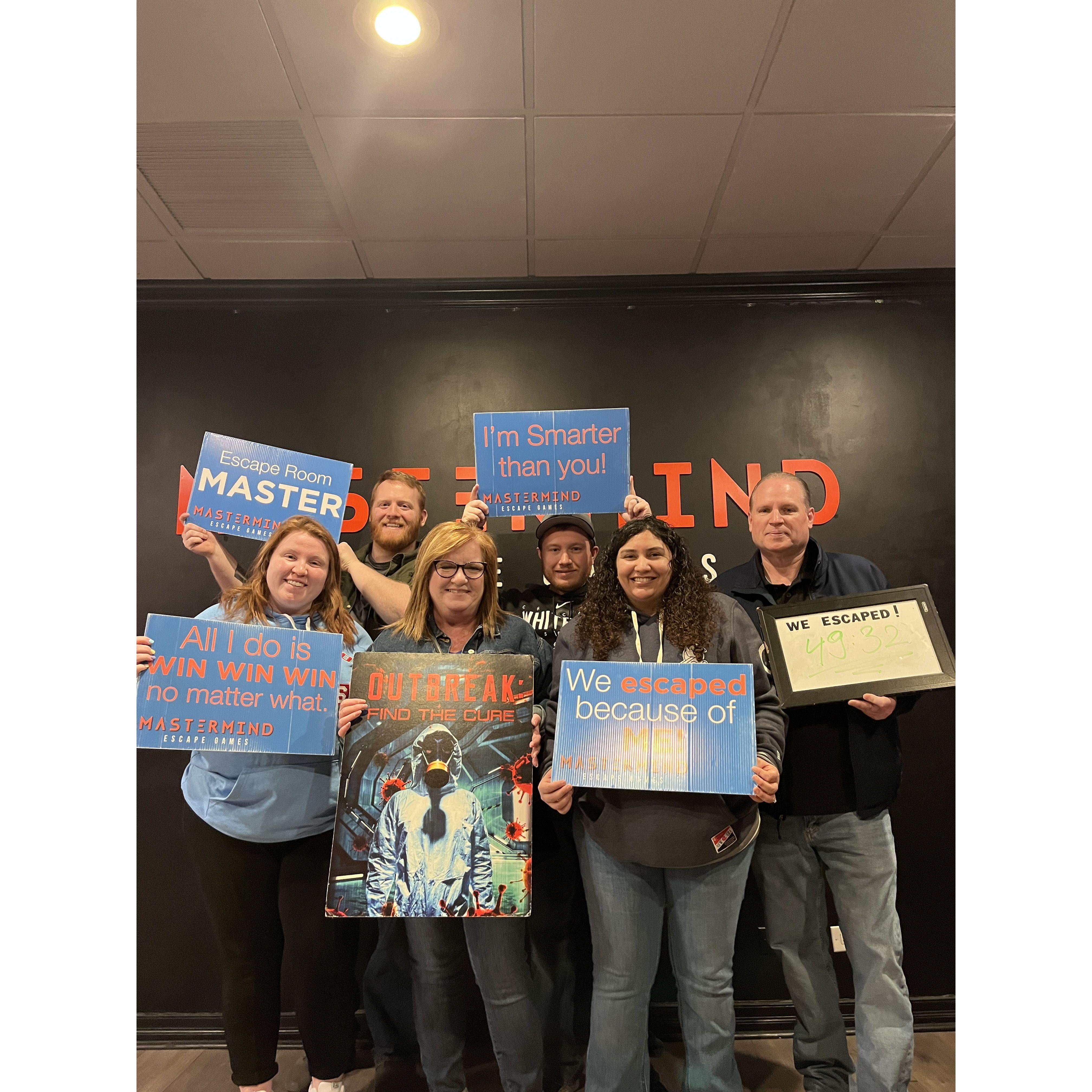 April 2023 - Family escape room!