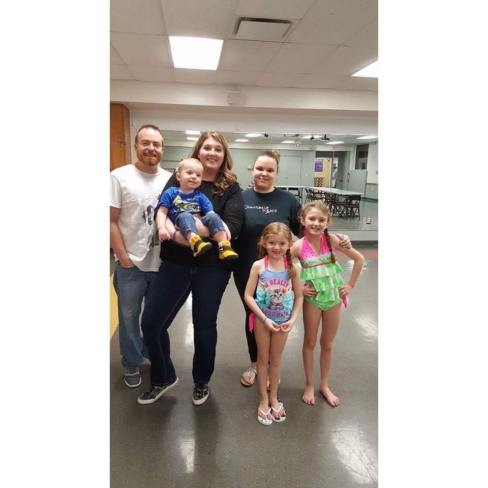 Ashley's family at Madison's birthday party!