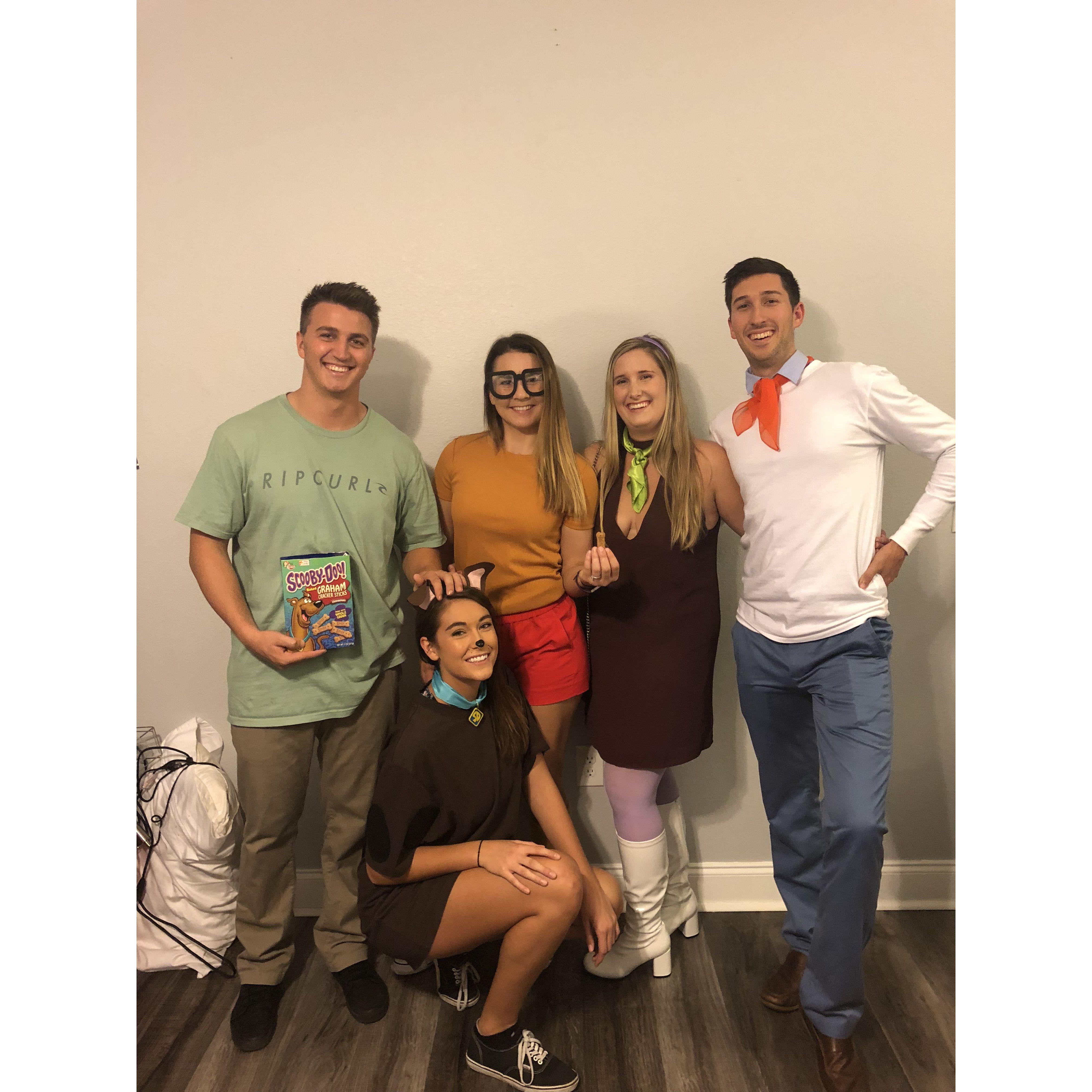 Senior Halloween. Couples costumes are always required.