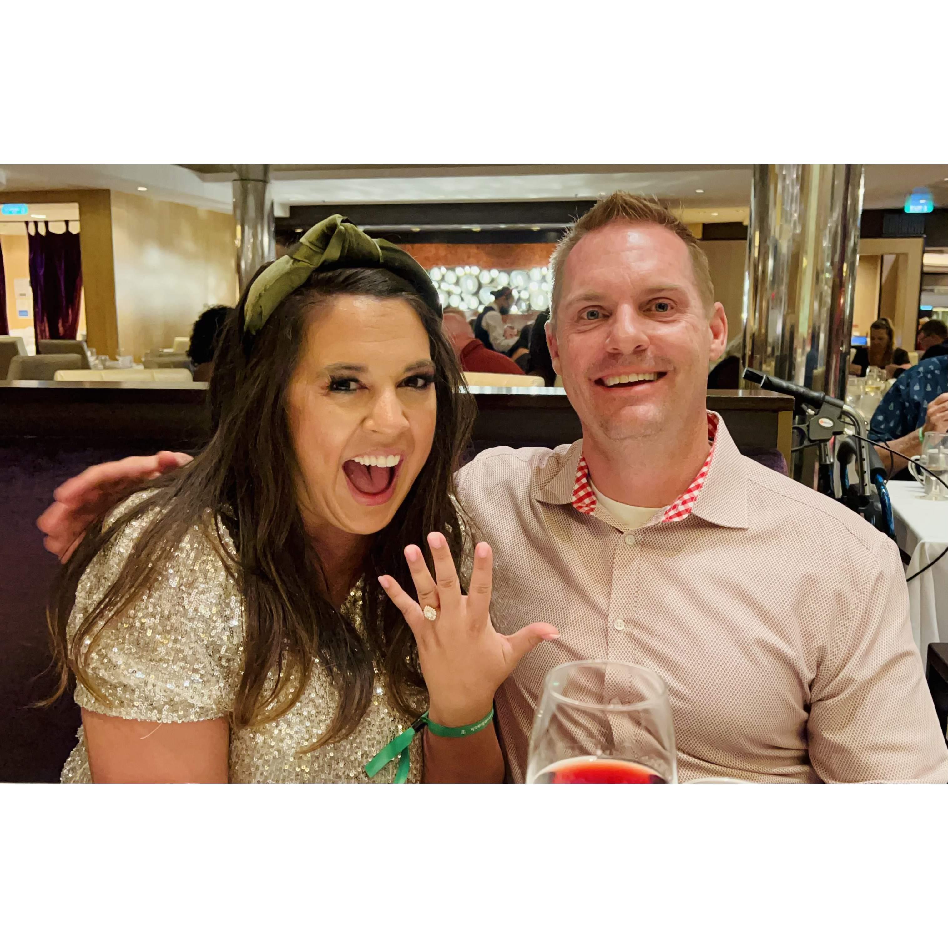 She said "Yes!"
