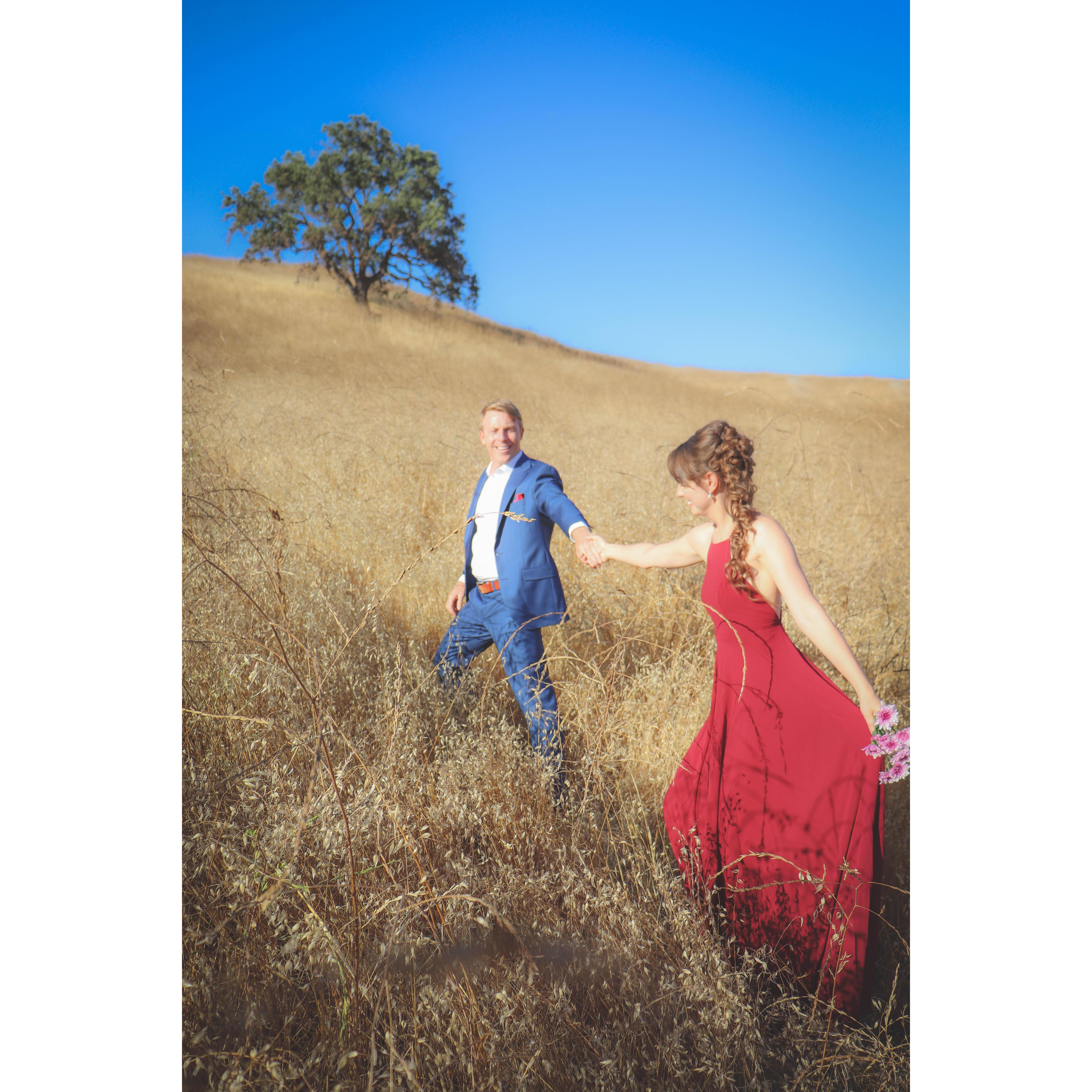 Together we will conquer the adventure of life with our love for each other.