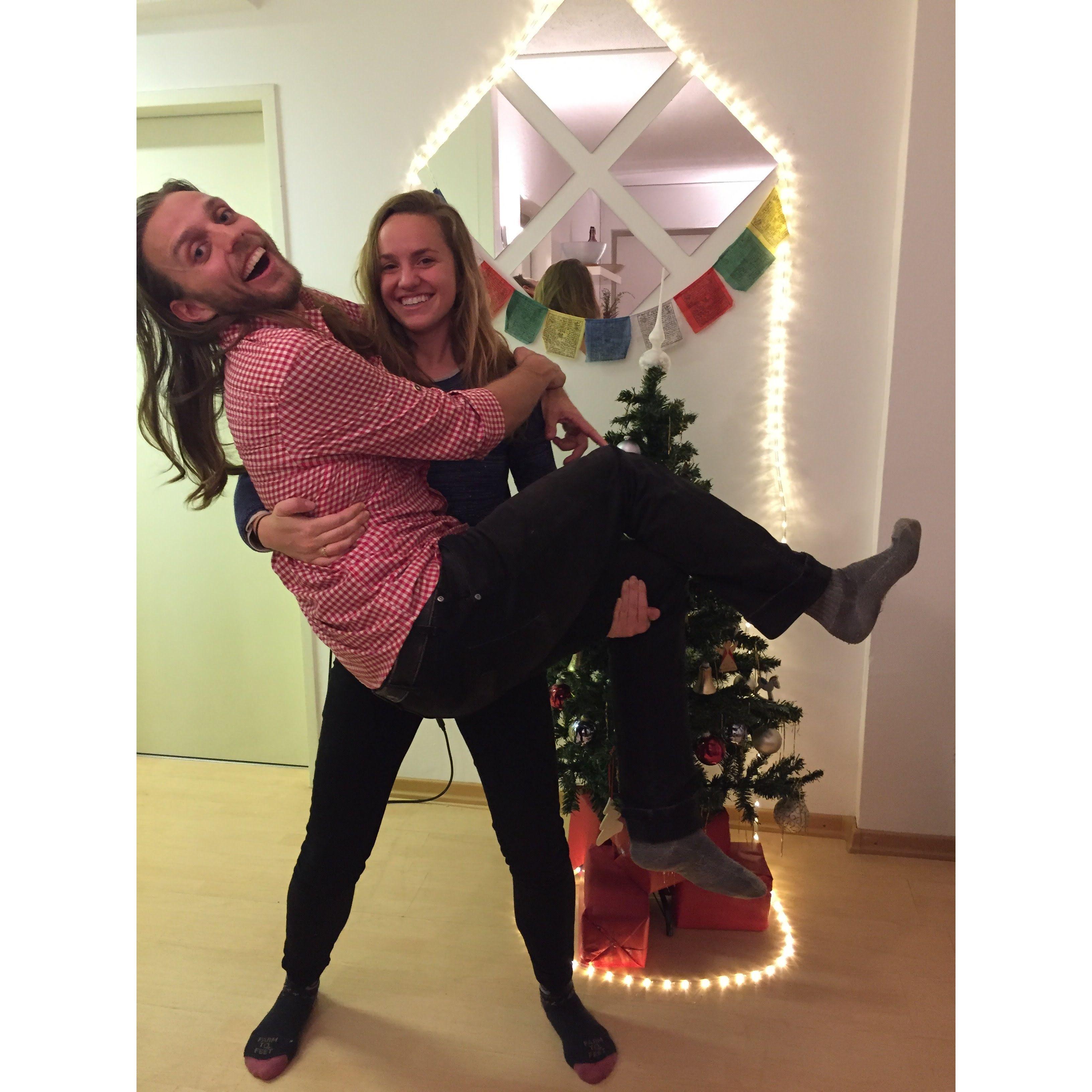 Our first Christmas together in Innsbruck, Austria