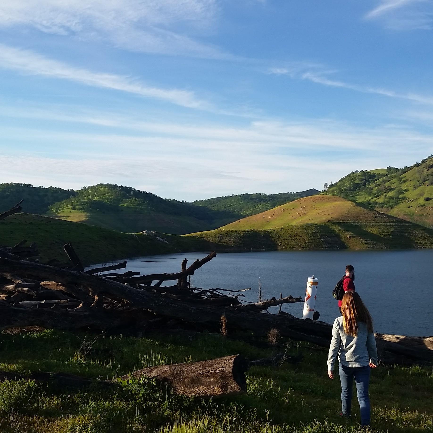 February 2016 - Zoe and Alex First Meet New Melones Lake
