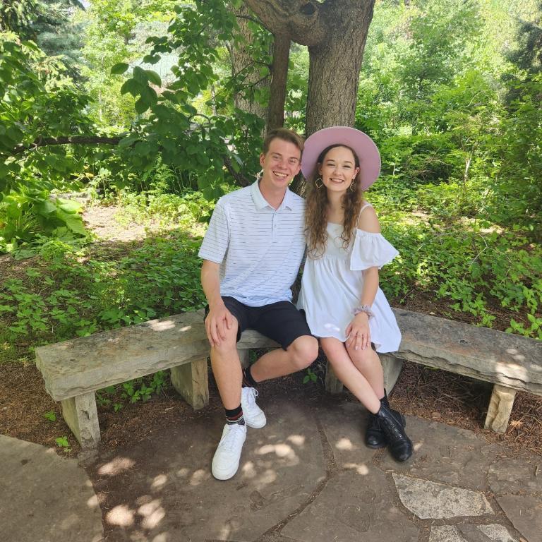 Date day for Ruthie's birthday at the Botanical Gardens!