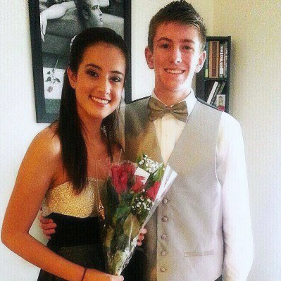 Oh boy! Our very first high school dance. Homecoming 2013.
