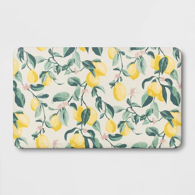 30" x 18" Lemon Print Comfort Mat - Threshold™