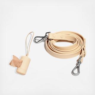 Dog Leash and Poop Bag Carrier Set