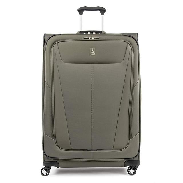 Travelpro Maxlite 5-Softside Expandable Spinner Wheel Luggage, Slate Green, Checked-Large 29-Inch