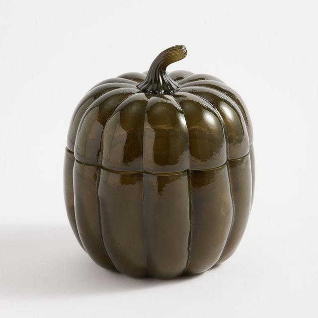 Pumpkin Candlepot - Green: Large