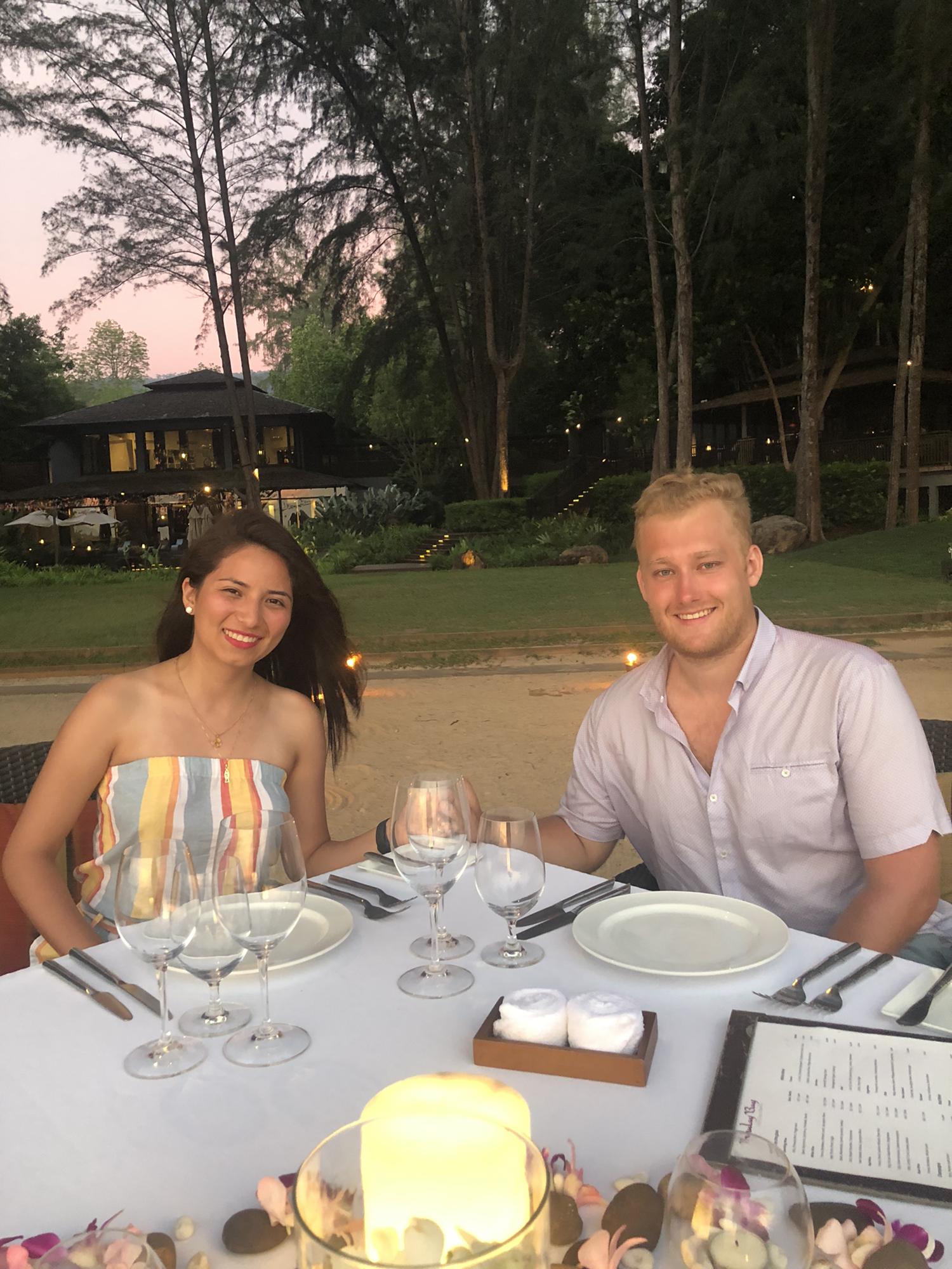 Dinner at the beach, Krabi Thailand