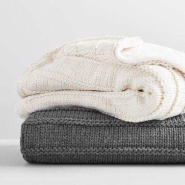 St. Jude Faux Fur Chunky Knit Throws