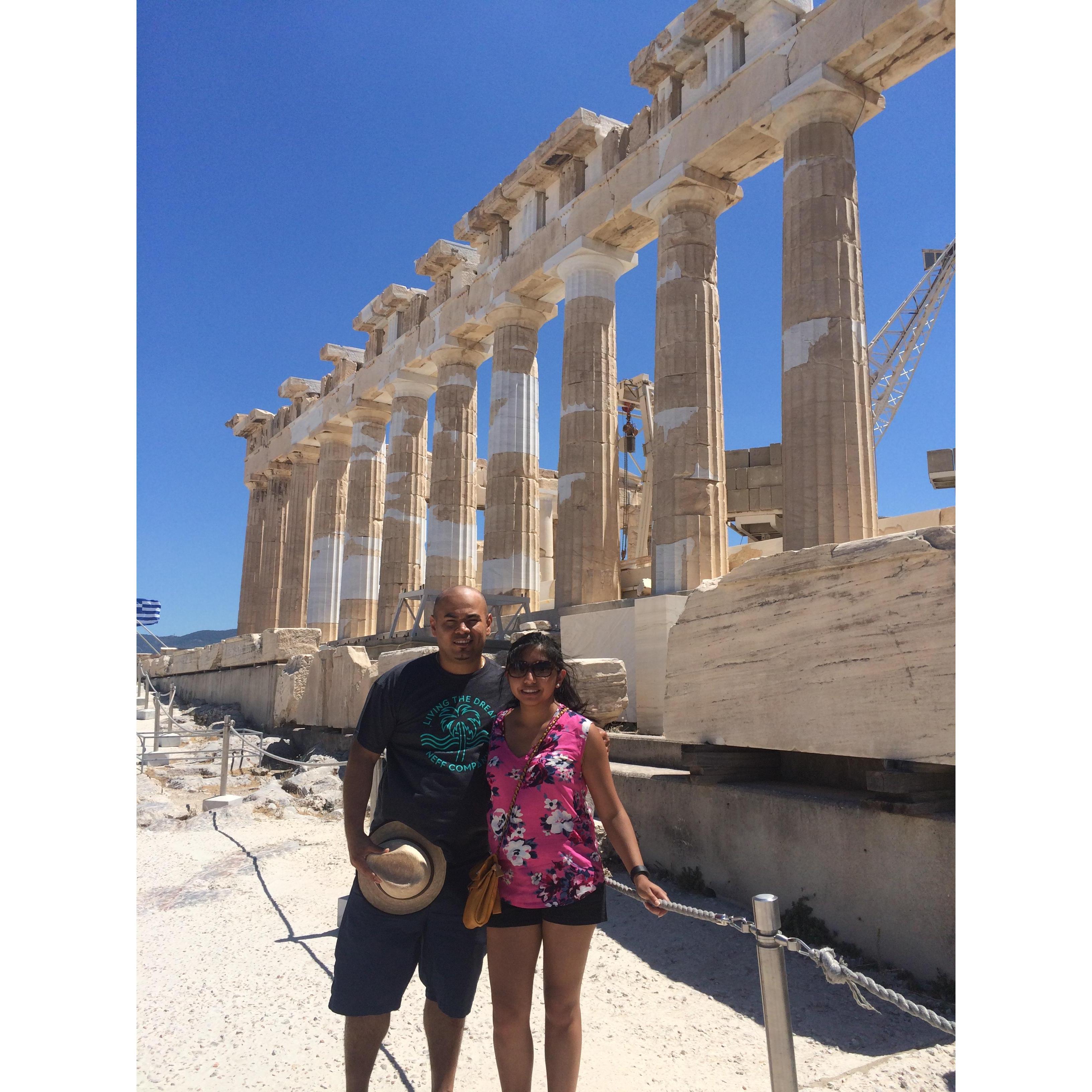 Had the time of our lives exploring the Parthenon and Greece!