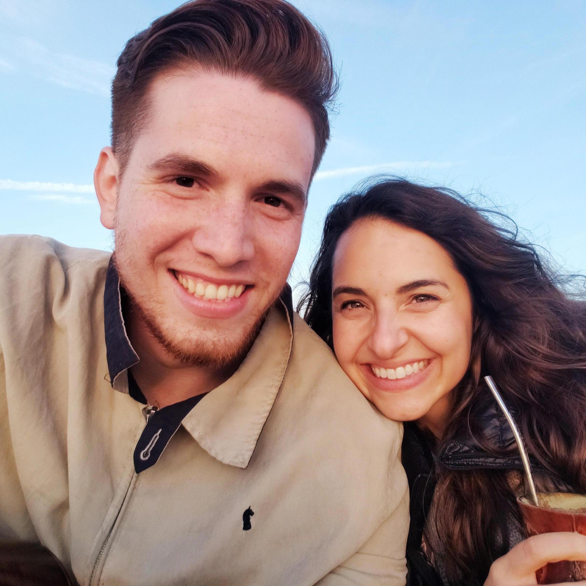 This was our first picture together on our 3rd or 4th date, just a few minutes after meeting his mom via face time.