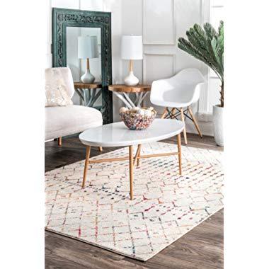 nuLOOM Moroccan Blythe Area Rug, 5' x 7' 5", Light Multi