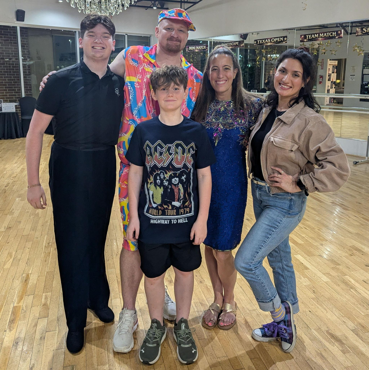 Dance party - favorite era night! With our two lovely dance instructors :)