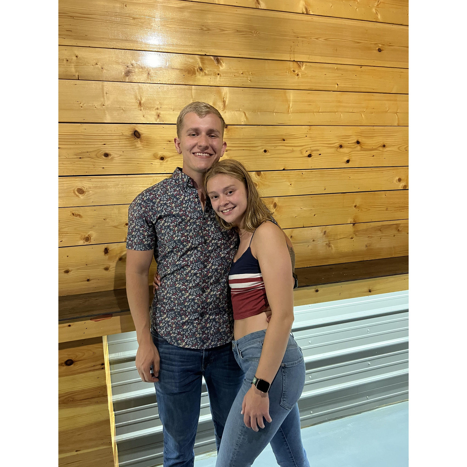 Our first picture together, June 3rd, 2022