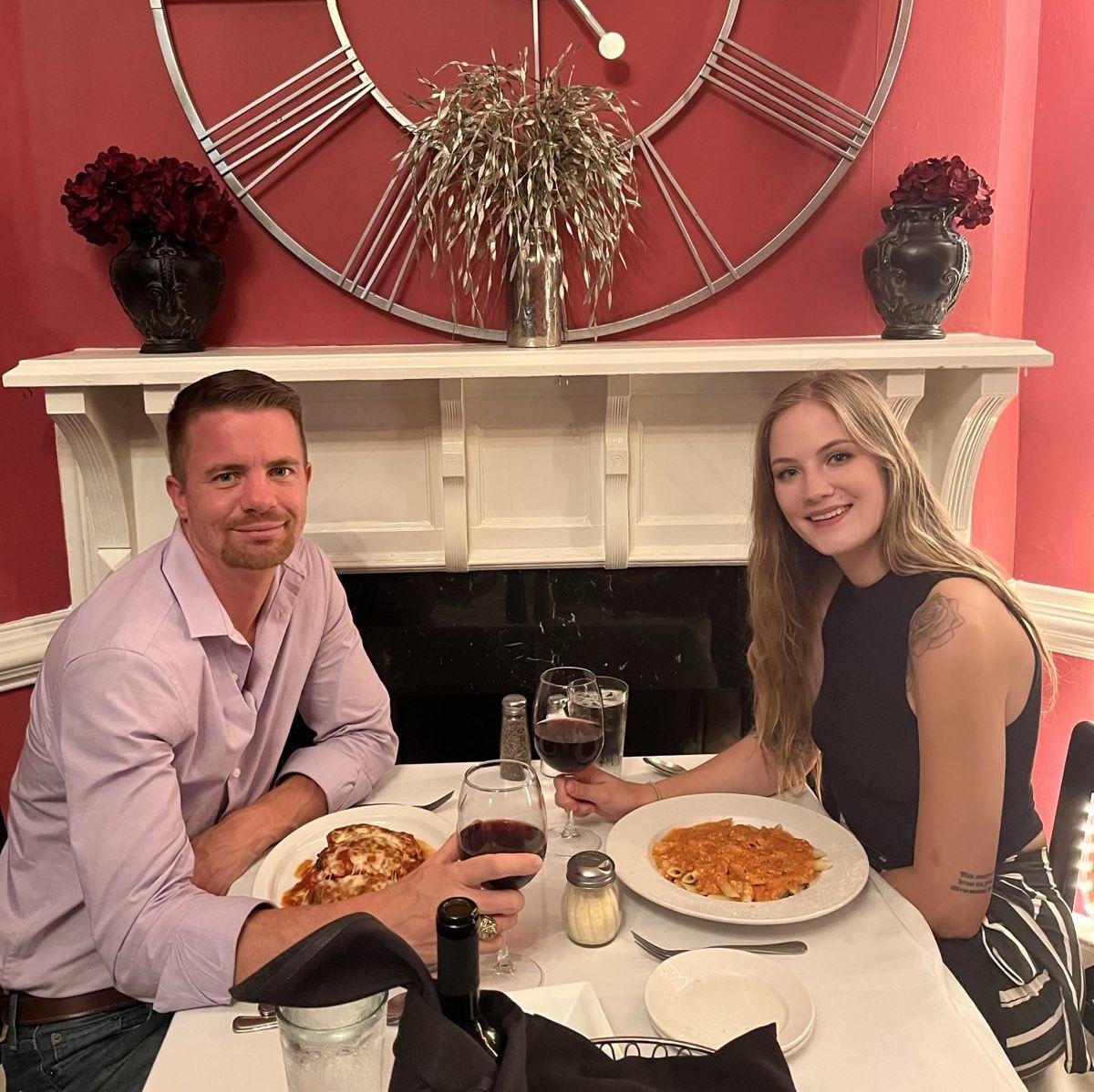 A date where we coined our favorite toast: "Some say the most dangerous thing it to love, so here's to doing the most dangerous thing together".