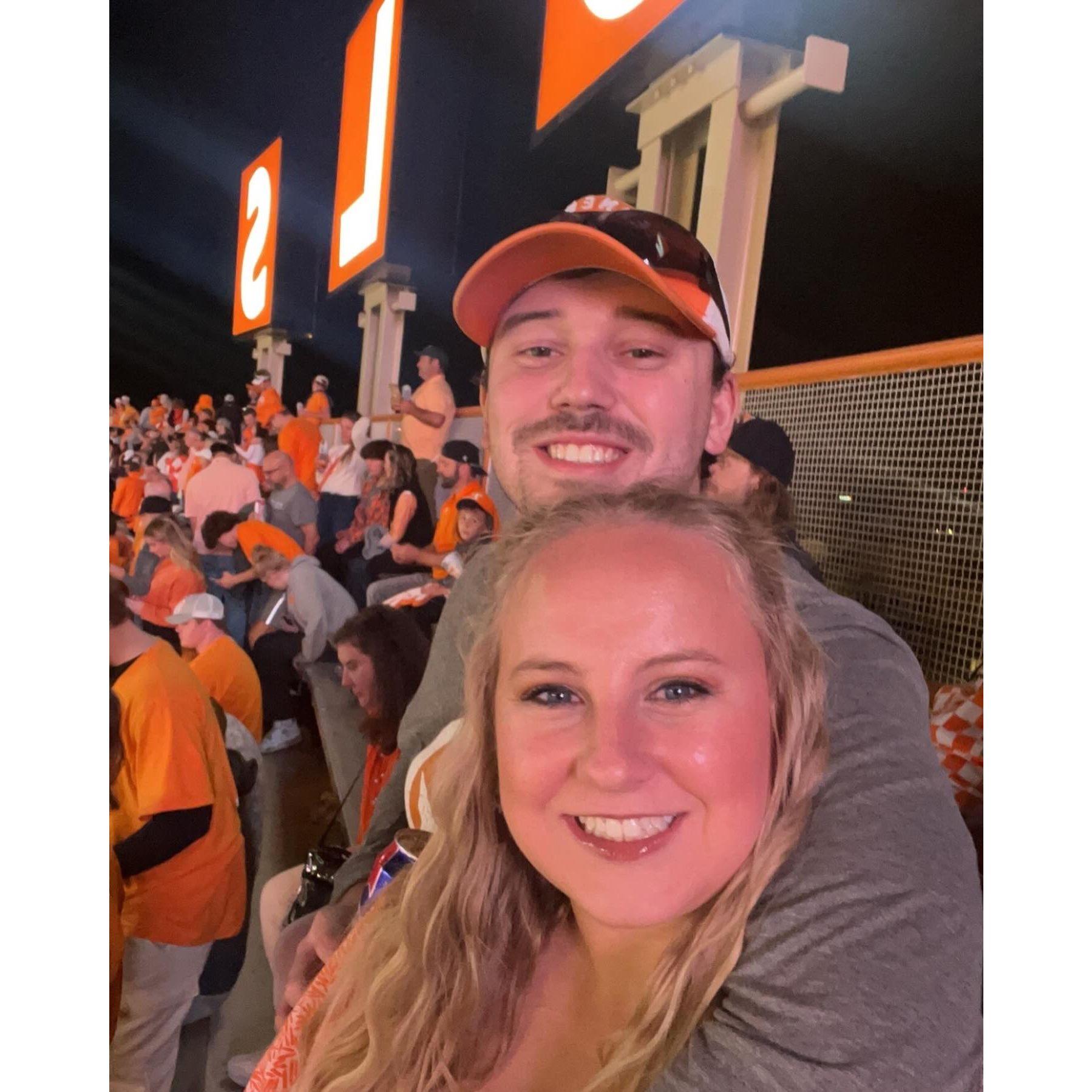 First TN game together (Lauren's first TN game ever!)