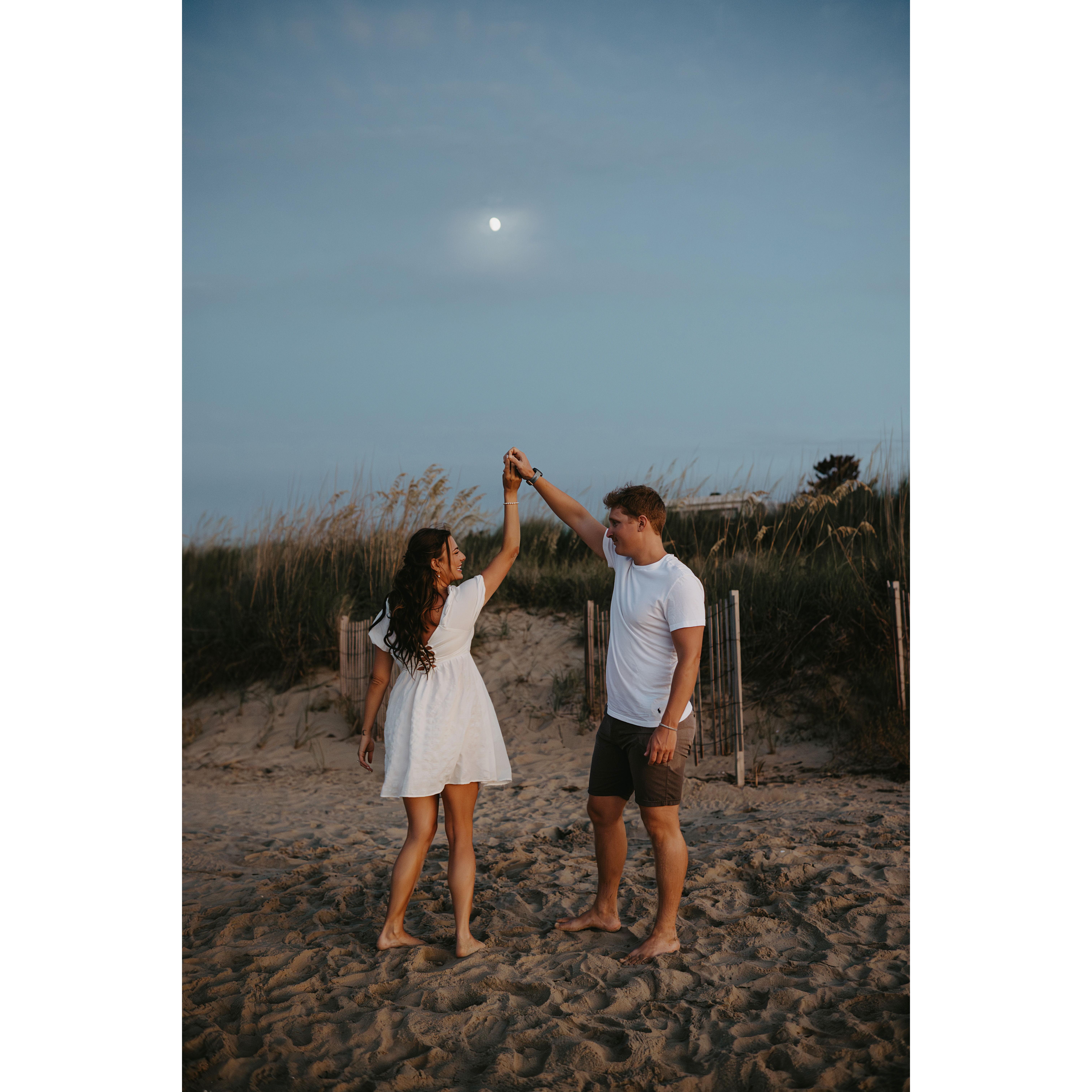 We love our beach walks at dusk