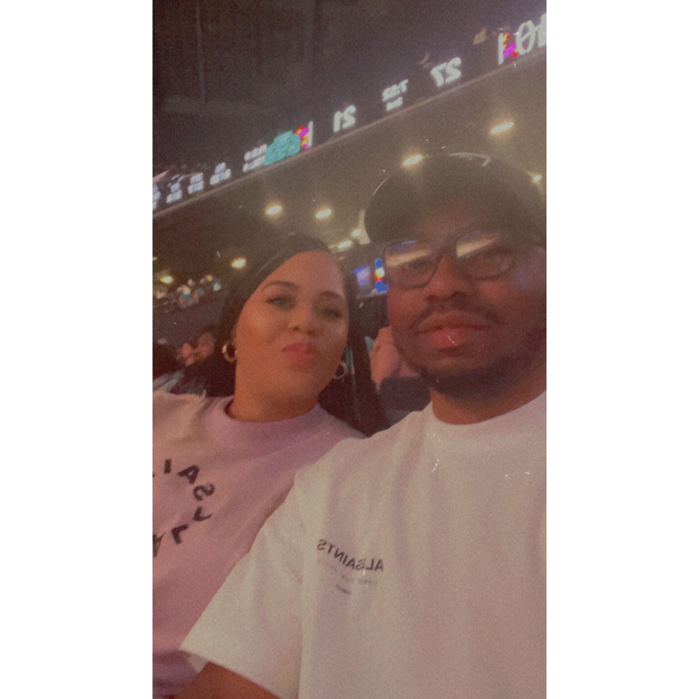 WNBA Basketball game in NY