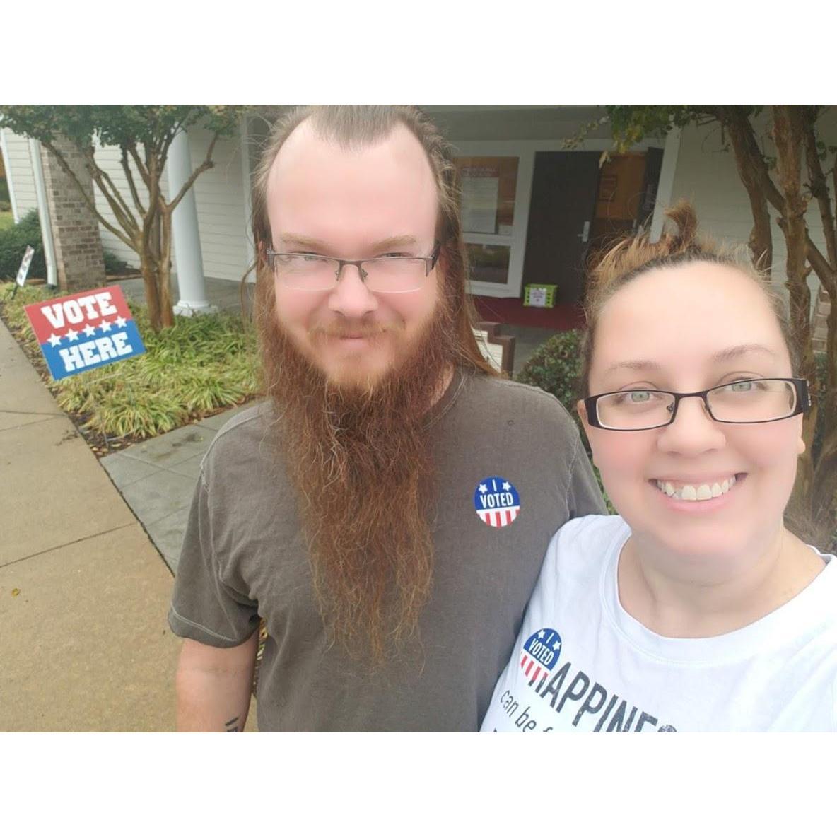 We voted!