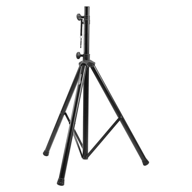 Amazon Basics Adjustable Speaker Stand - 4.1 to 6.6-Foot, Steel, Black
