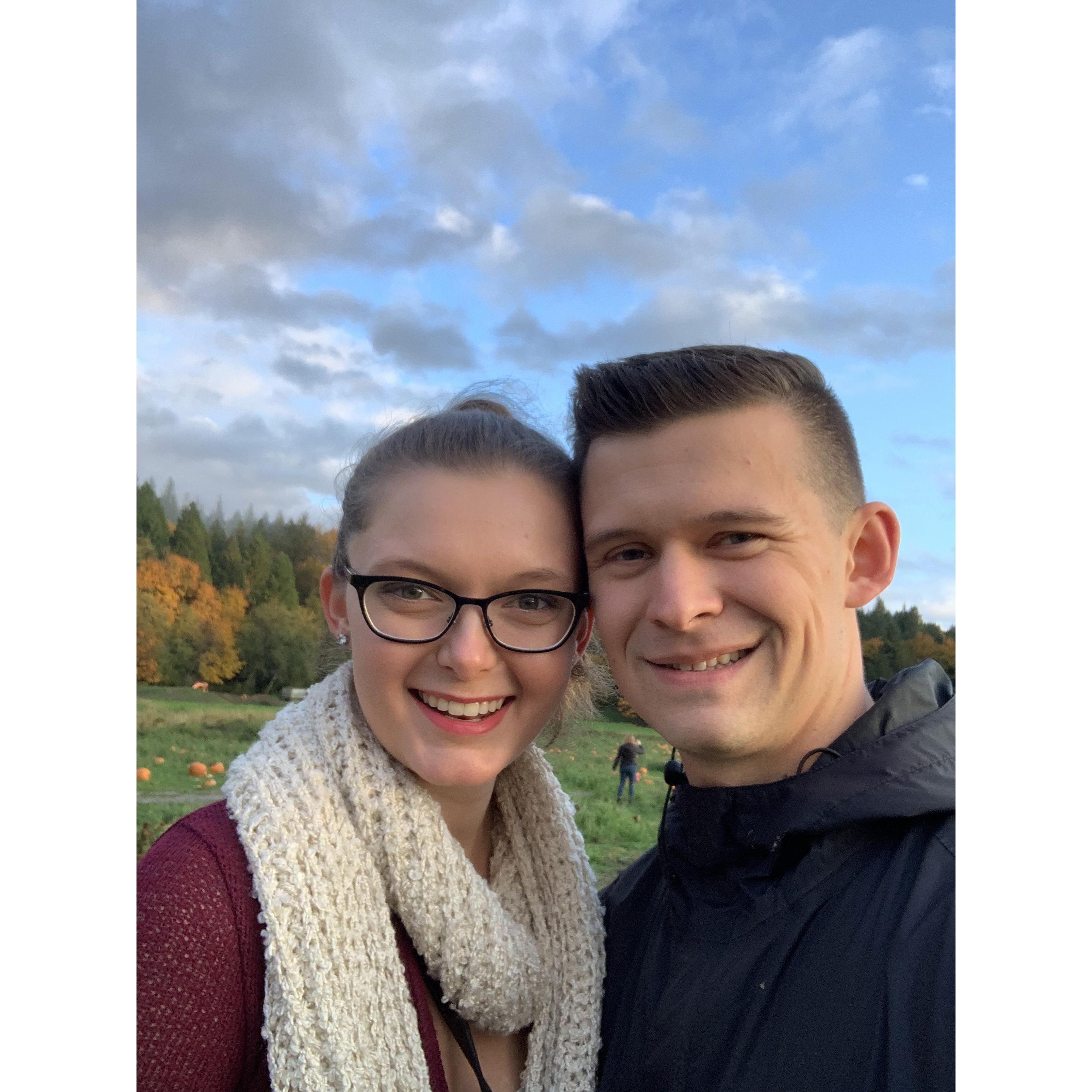 First photo of us together! October 2019