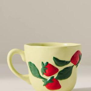 Foster Stoneware Mug - Strawberry
