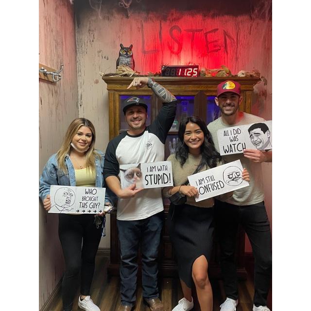The escape room crew.