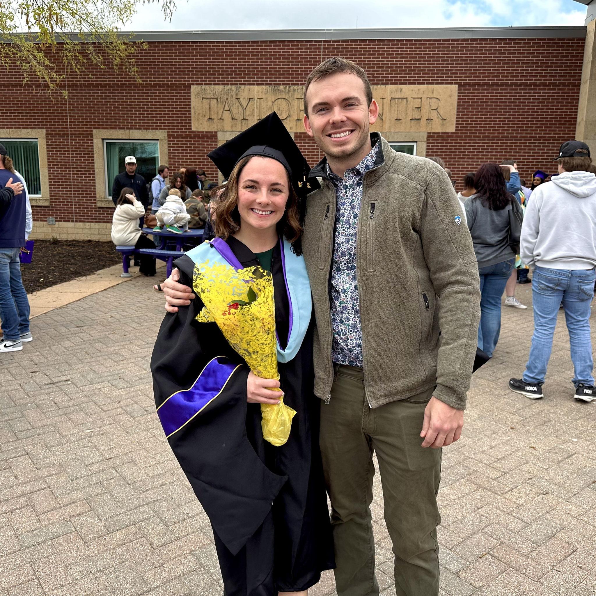 Graduating with my Masters in Elementary Education.