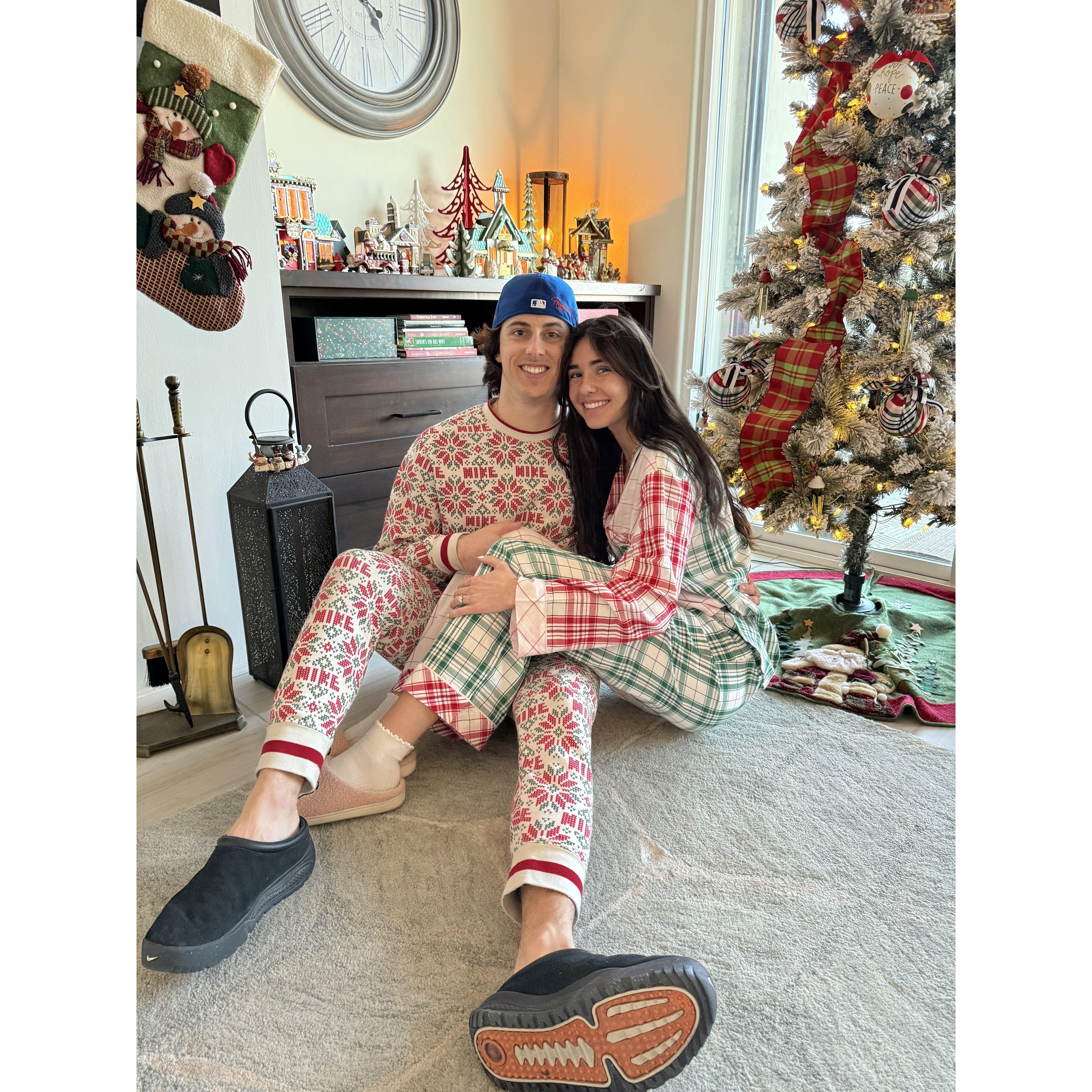 First (and last) Christmas together as fiances!