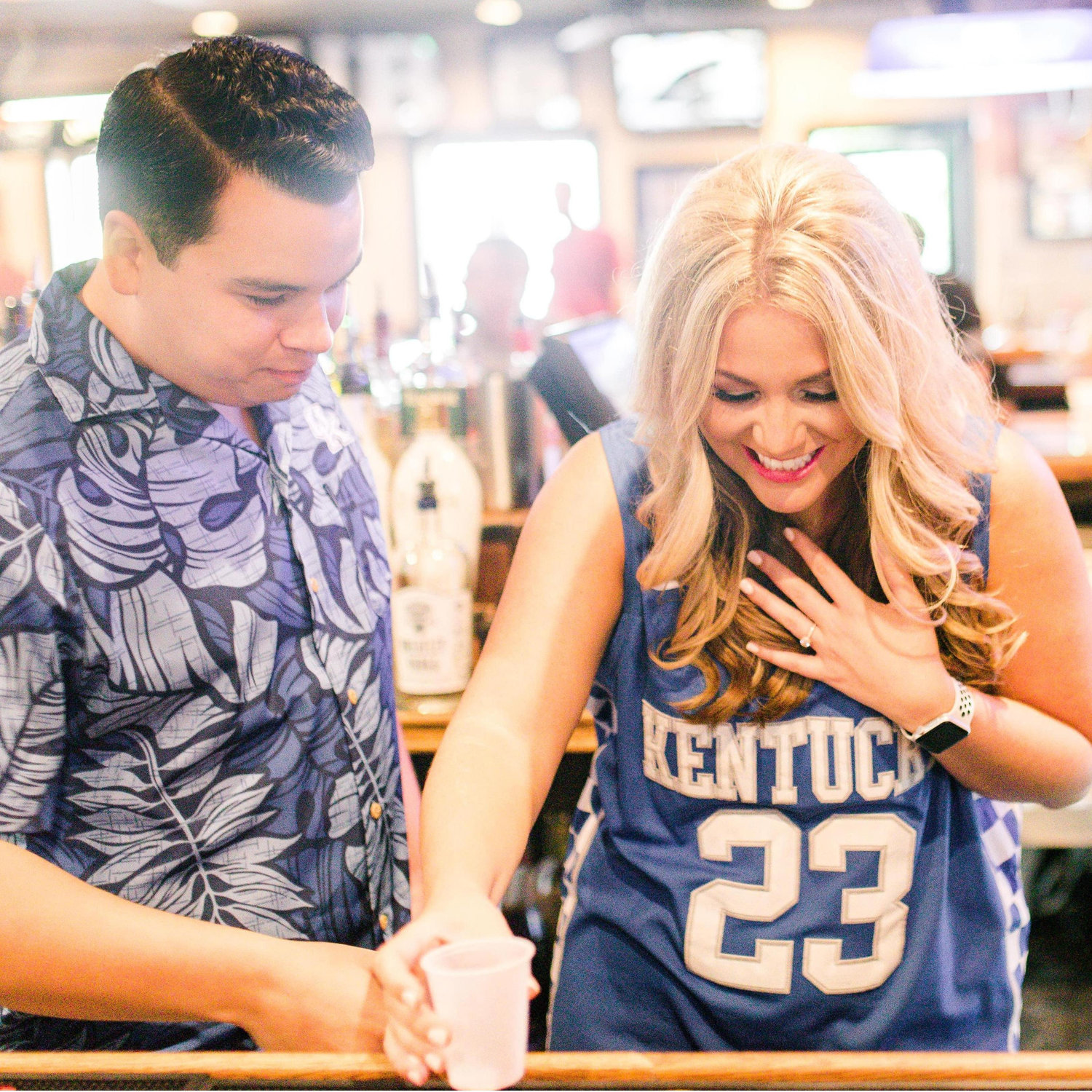 Engagement Photos, Campus Pub, Lexington, KY