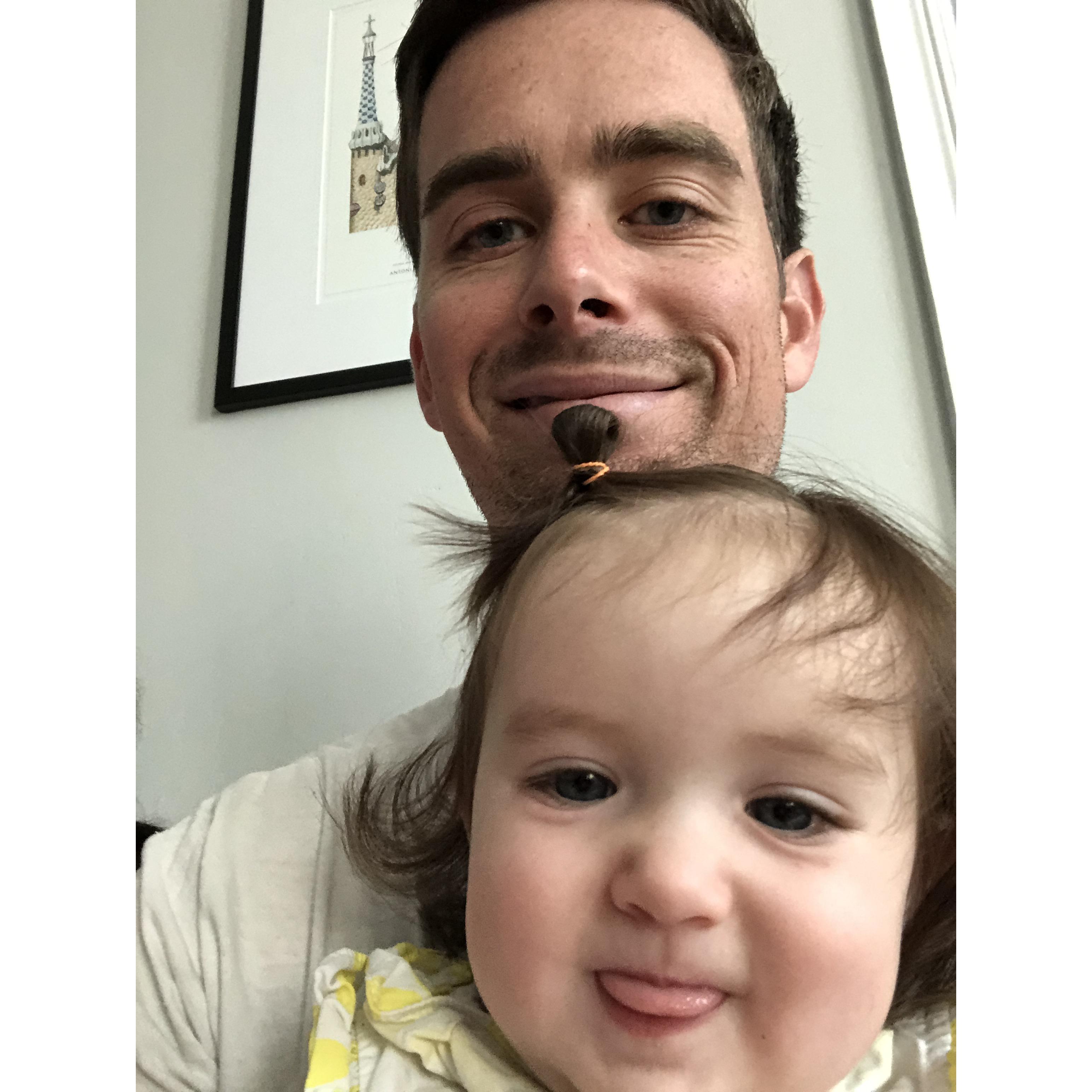 Baby J and Uncle Kevin
