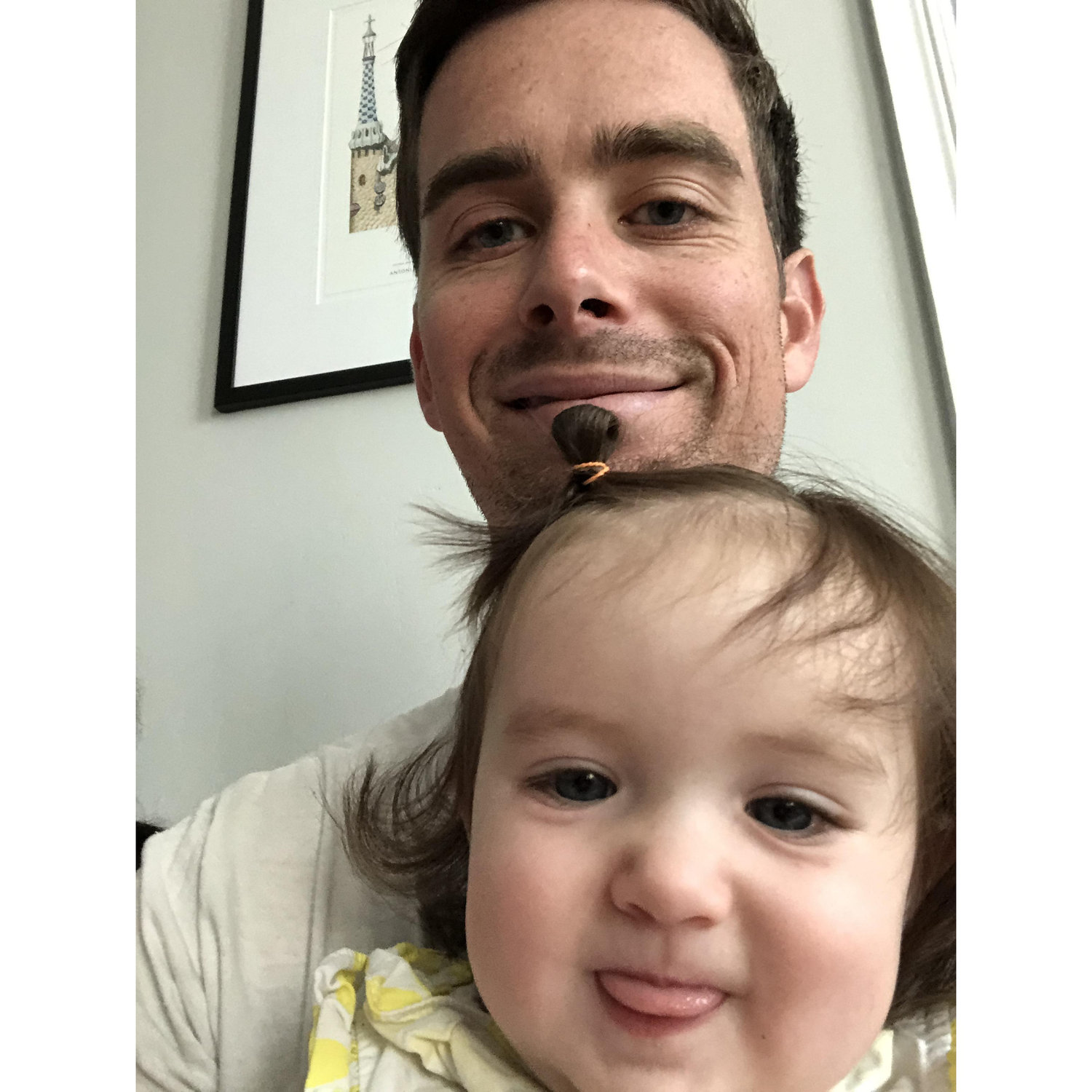 Baby J and Uncle Kevin